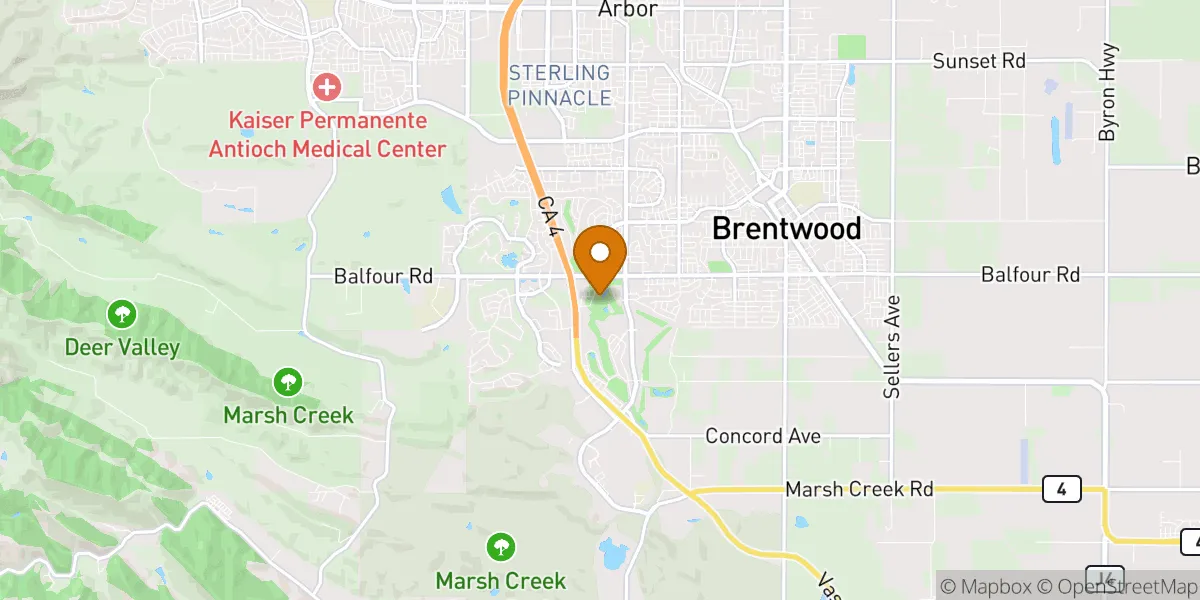  neighborhood map in Brentwood, CA