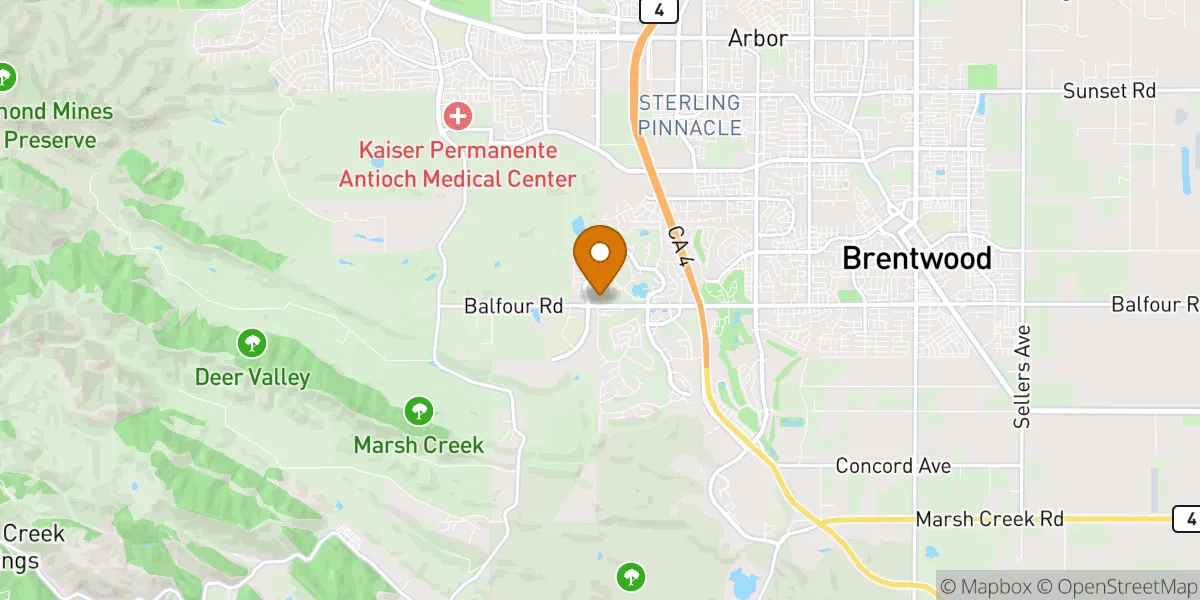  neighborhood map in Brentwood, CA