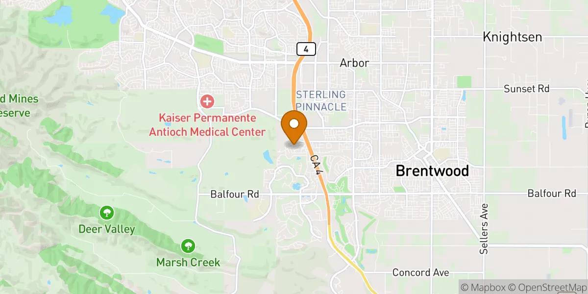  neighborhood map in Brentwood, CA