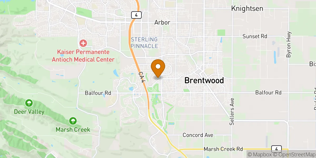  neighborhood map in Brentwood, CA